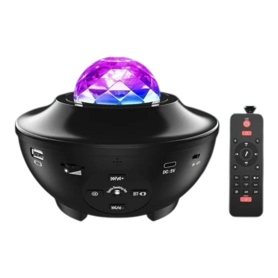 Galaxy Star Projector Lamp — Night Light with Bluetooth Lamp; Remote Control