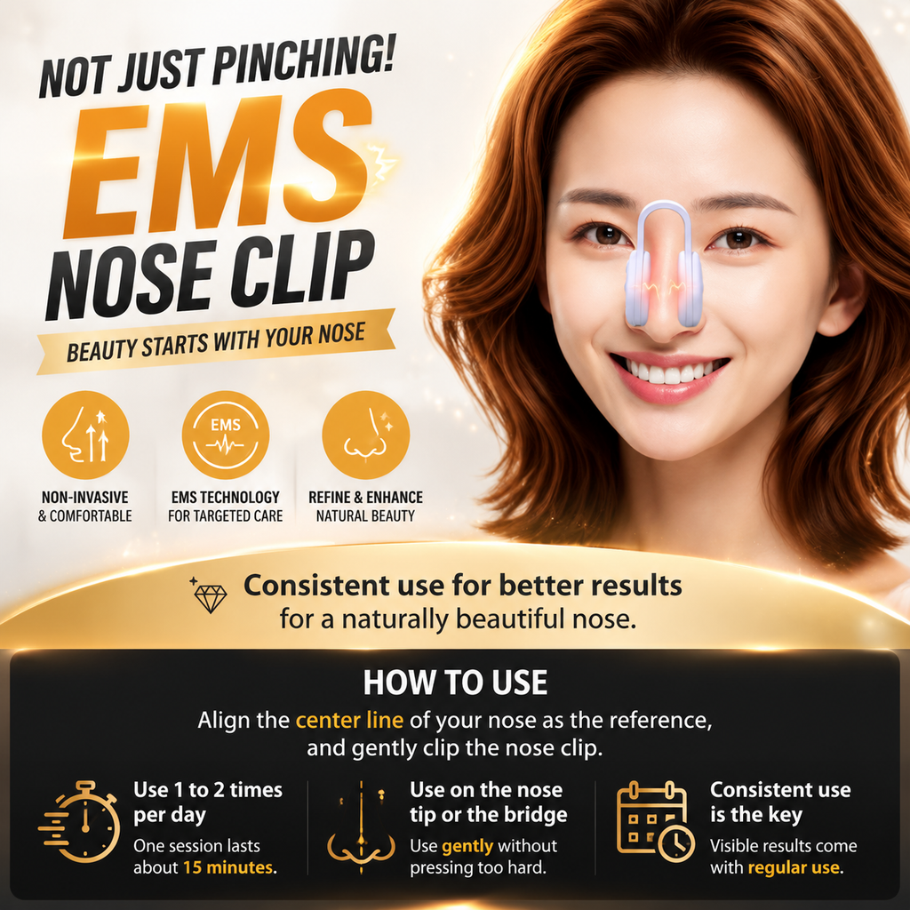 Nose EMS Trainer Japanese Technology – 6 Modes, 10 Intensity Levels