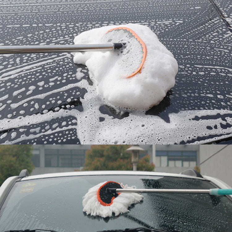 Retractable Flow-Through Car Wash Brush