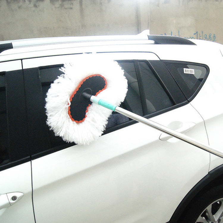 Retractable Flow-Through Car Wash Brush