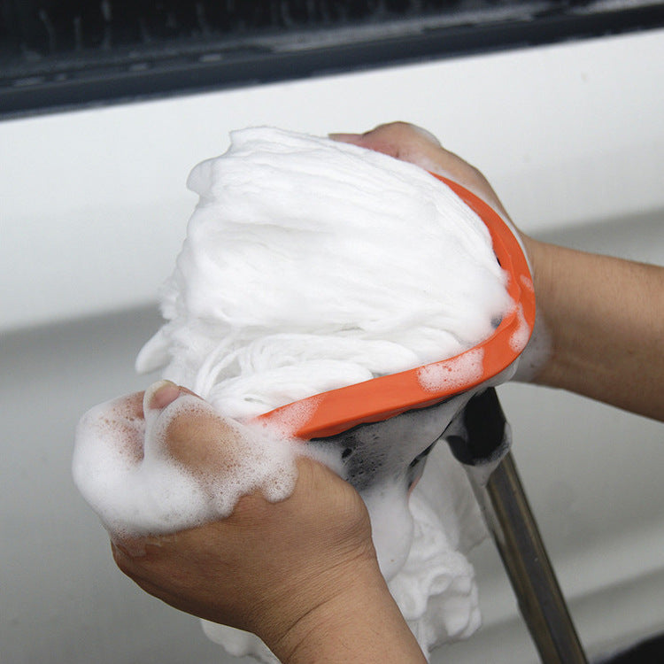 Retractable Flow-Through Car Wash Brush